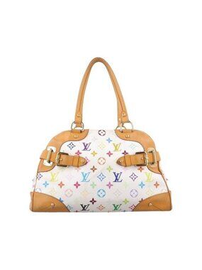 Louis Vuitton Handbag Claudia Blanc Monogram Multicolor Gold